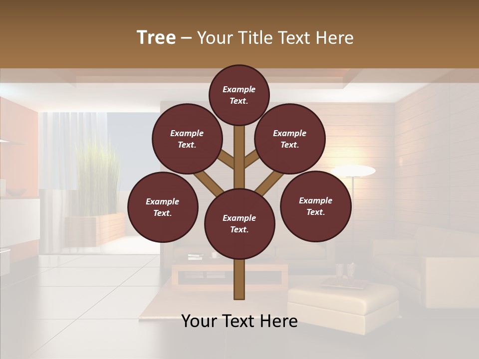 Lamp Minimalist Geometry PowerPoint Template