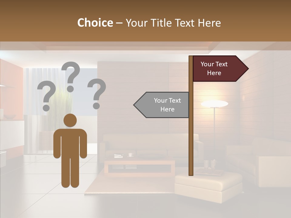 Lamp Minimalist Geometry PowerPoint Template