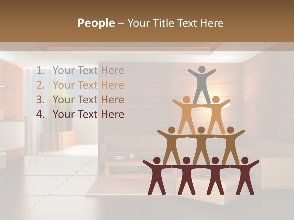 Lamp Minimalist Geometry PowerPoint Template