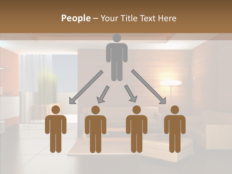 Lamp Minimalist Geometry PowerPoint Template