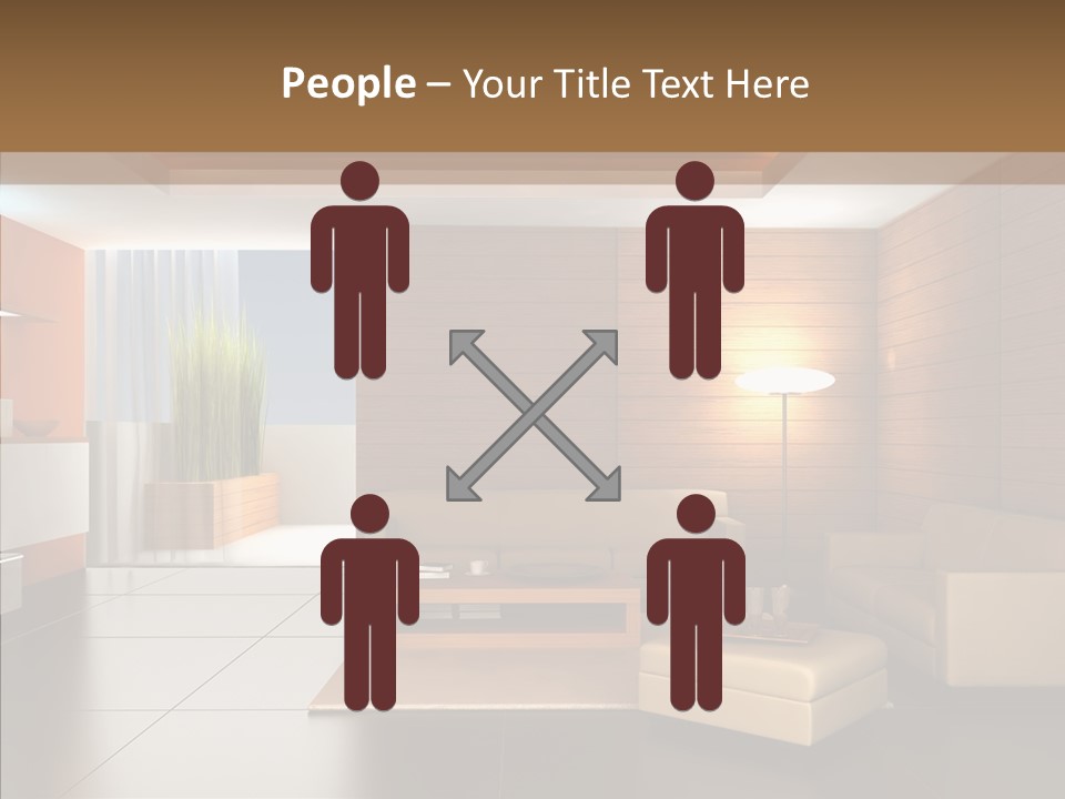 Lamp Minimalist Geometry PowerPoint Template