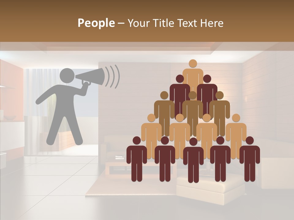 Lamp Minimalist Geometry PowerPoint Template