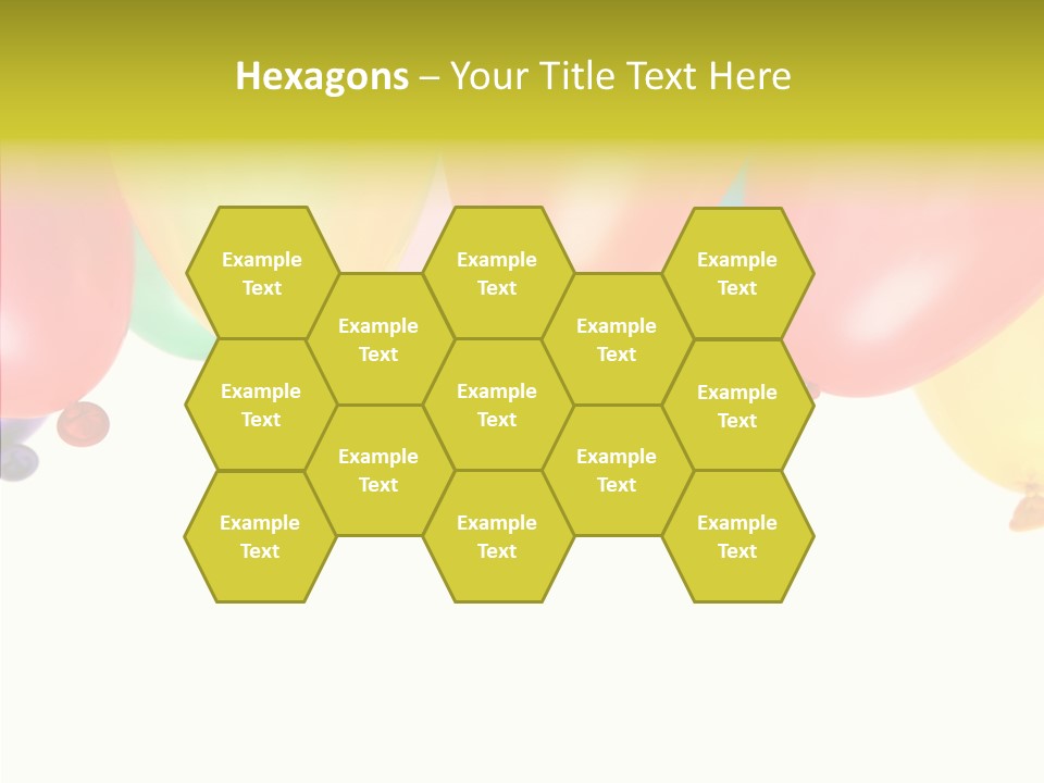 Helium Balloon Happy PowerPoint Template