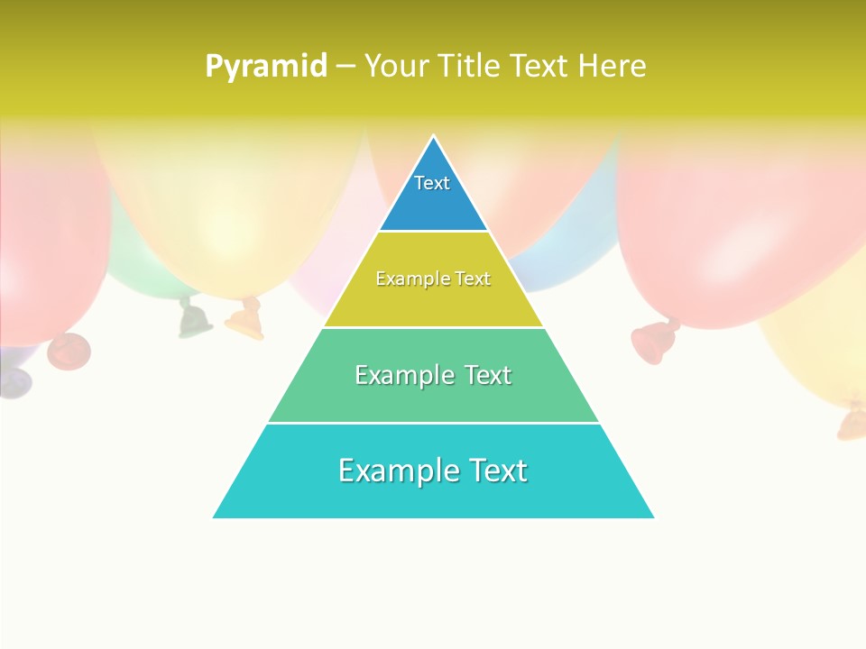 Helium Balloon Happy PowerPoint Template