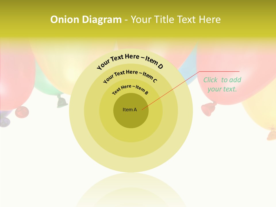 Helium Balloon Happy PowerPoint Template