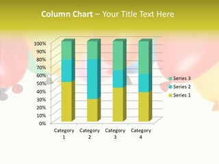 Helium Balloon Happy PowerPoint Template