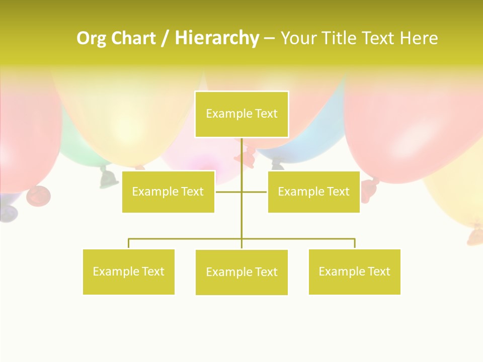 Helium Balloon Happy PowerPoint Template