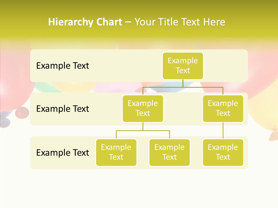 Helium Balloon Happy PowerPoint Template