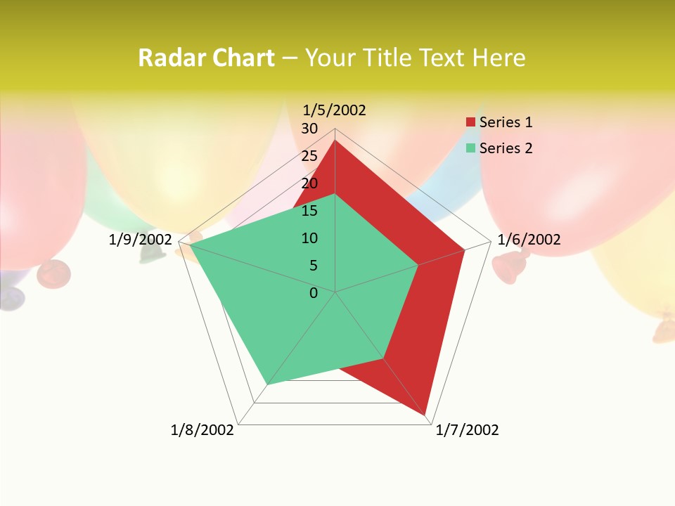 Helium Balloon Happy PowerPoint Template