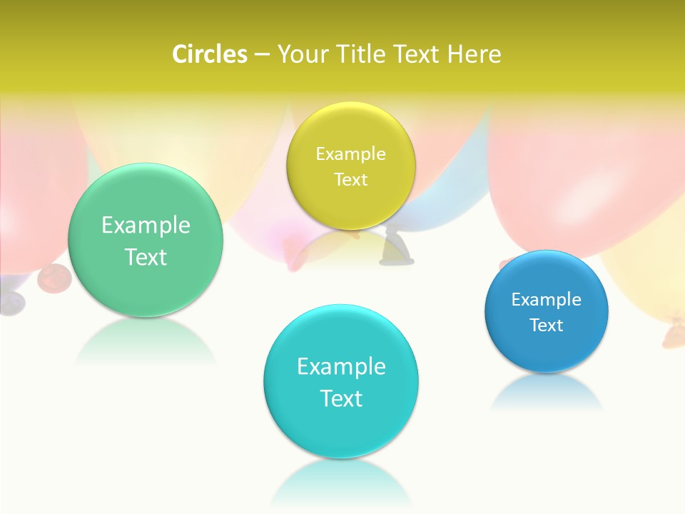 Helium Balloon Happy PowerPoint Template