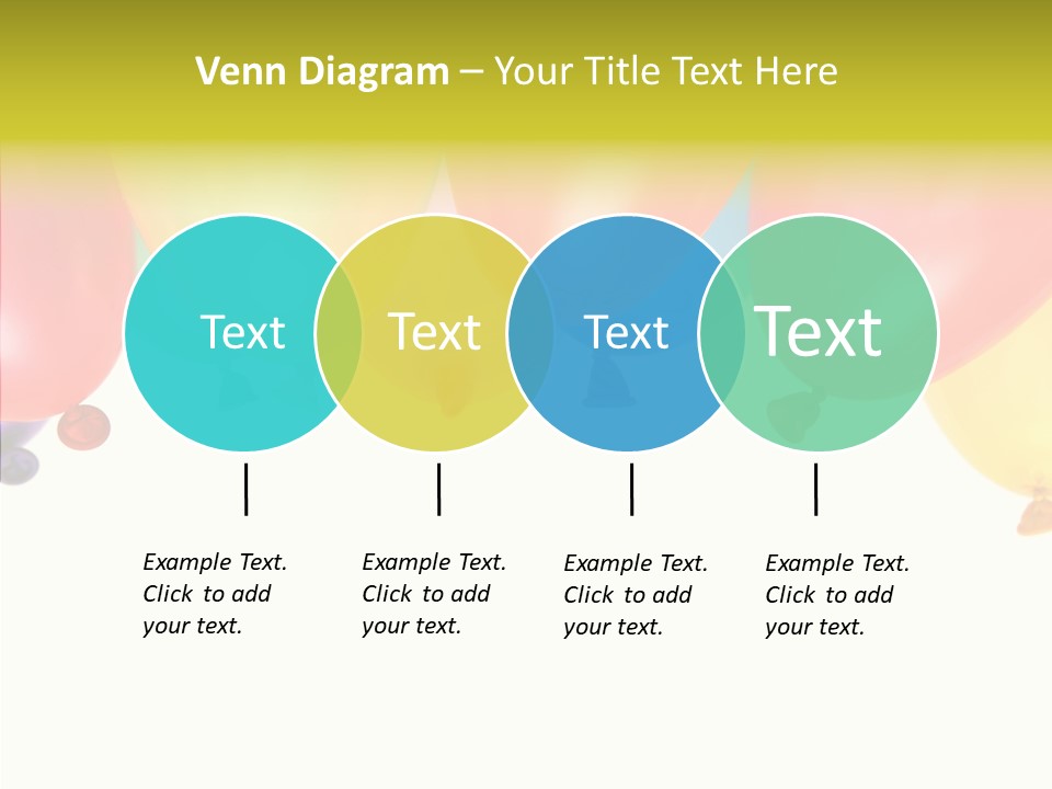 Helium Balloon Happy PowerPoint Template