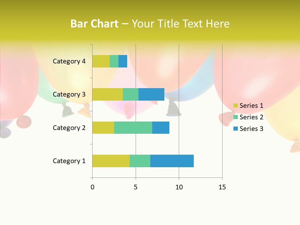 Helium Balloon Happy PowerPoint Template