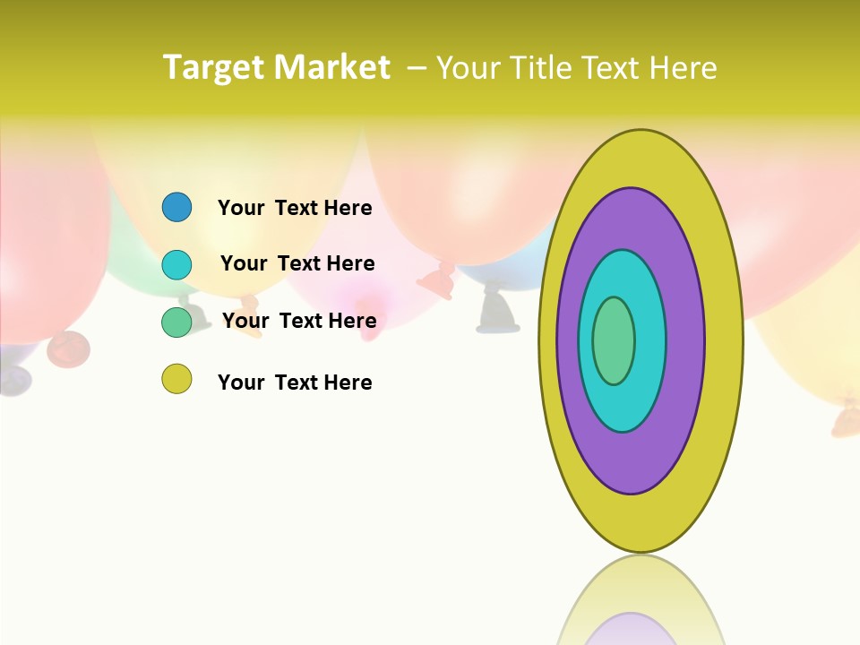 Helium Balloon Happy PowerPoint Template