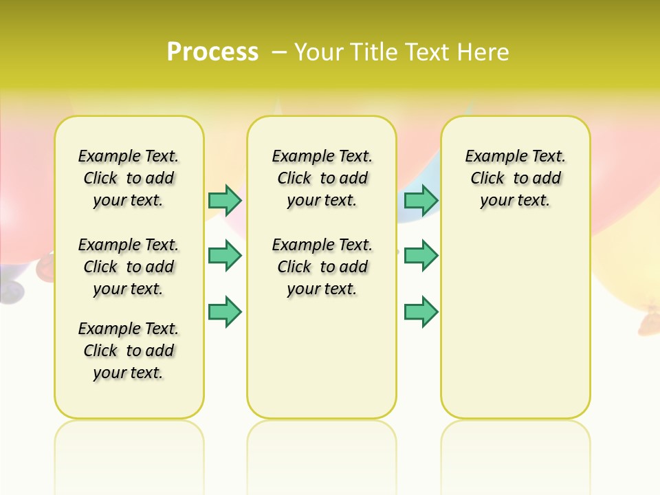 Helium Balloon Happy PowerPoint Template