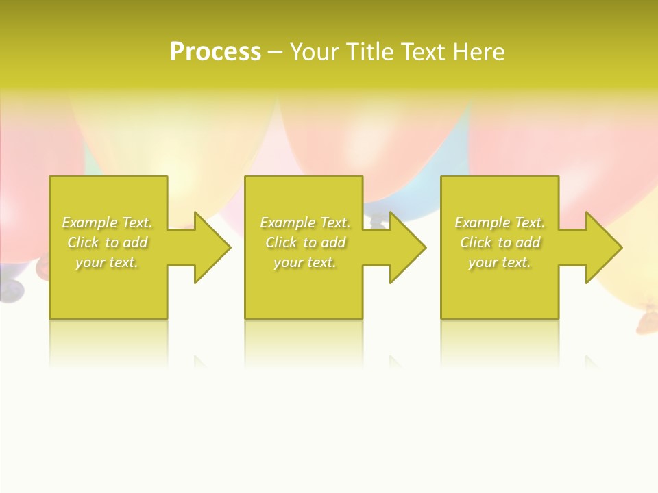 Helium Balloon Happy PowerPoint Template