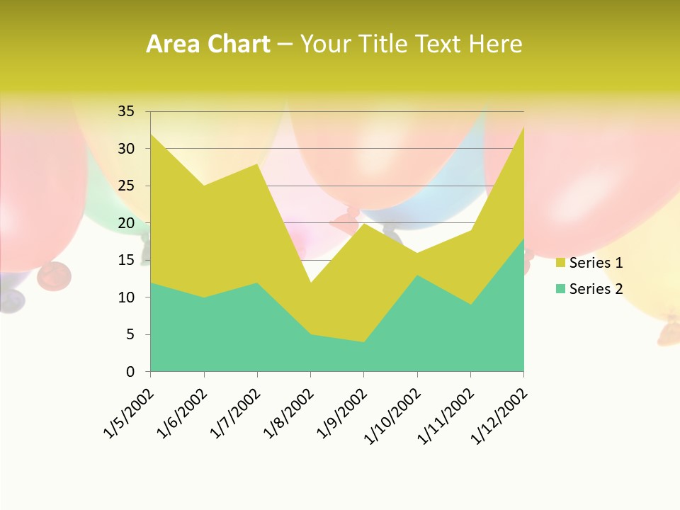 Helium Balloon Happy PowerPoint Template