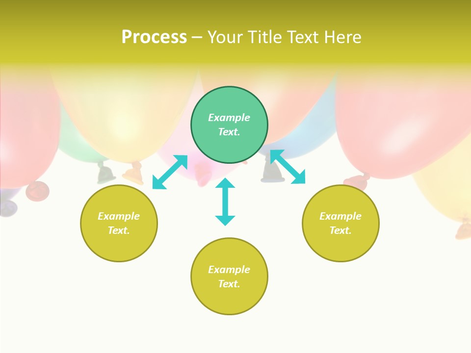 Helium Balloon Happy PowerPoint Template