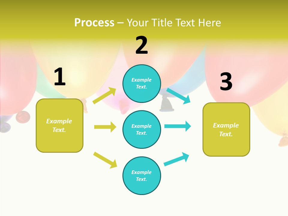 Helium Balloon Happy PowerPoint Template