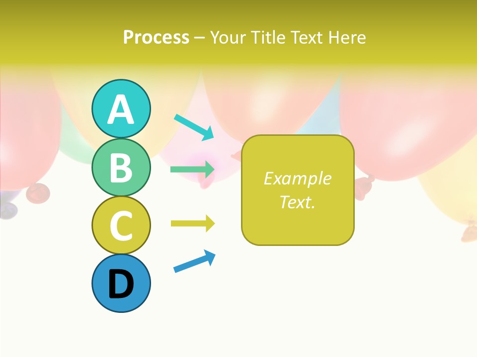 Helium Balloon Happy PowerPoint Template