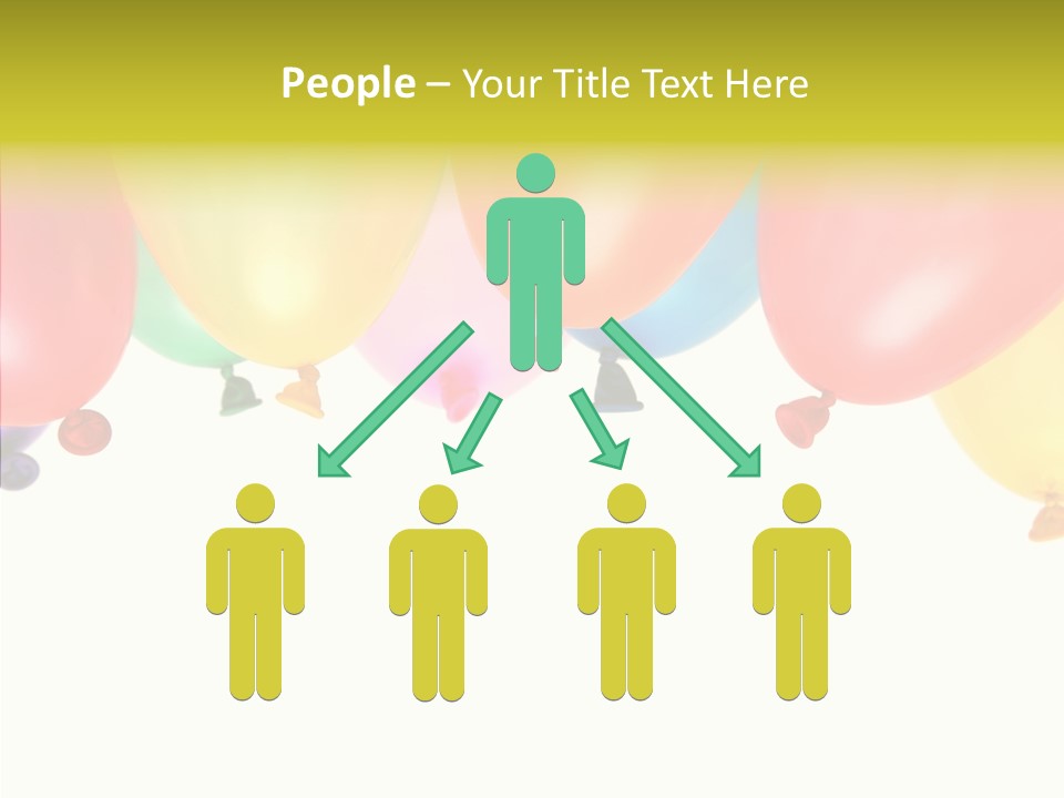 Helium Balloon Happy PowerPoint Template