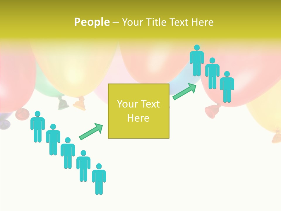 Helium Balloon Happy PowerPoint Template