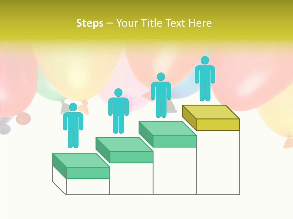 Helium Balloon Happy PowerPoint Template