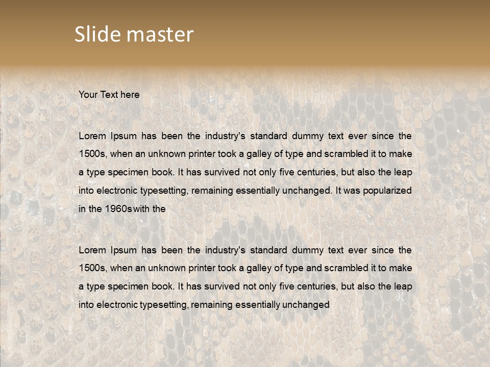 Constrict Rough Nature PowerPoint Template