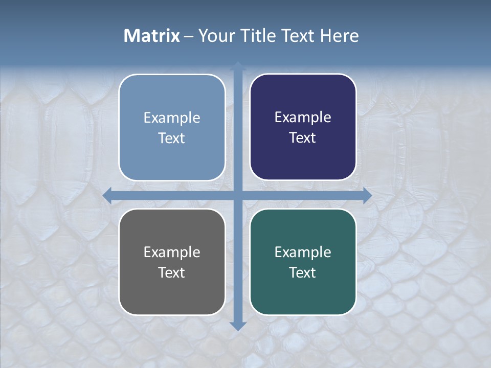 Shed Textured Rattlesnake PowerPoint Template