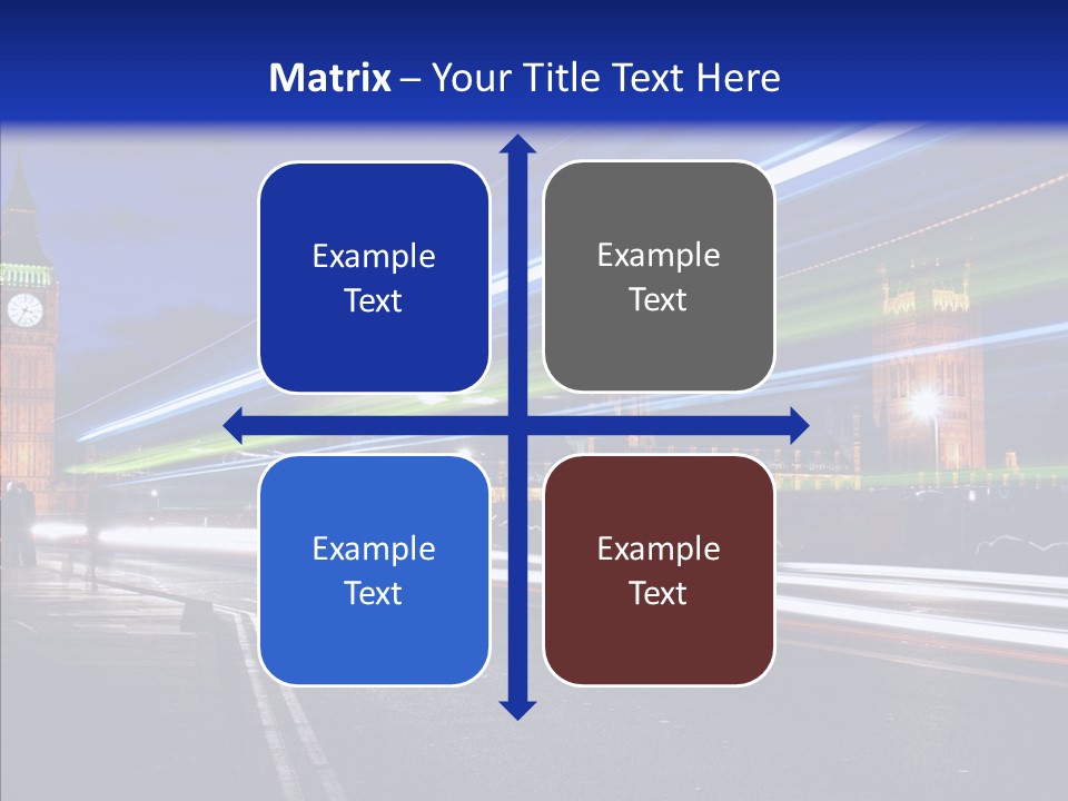 Car City Trail PowerPoint Template