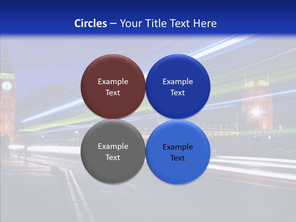 Car City Trail PowerPoint Template