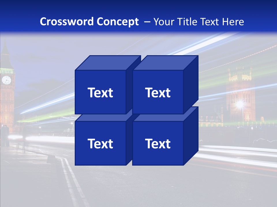 Car City Trail PowerPoint Template