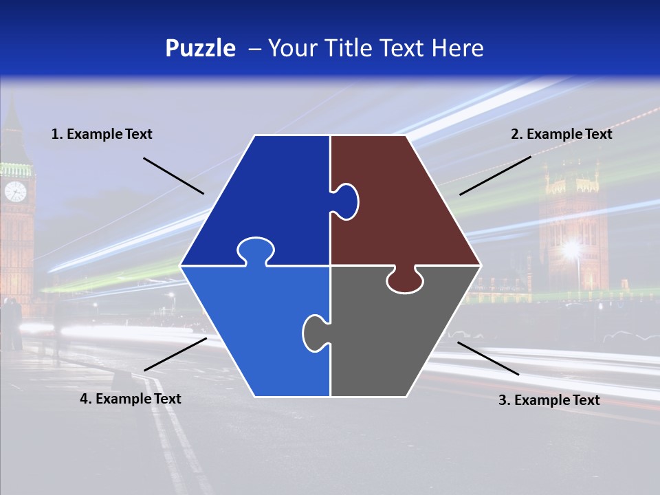 Car City Trail PowerPoint Template