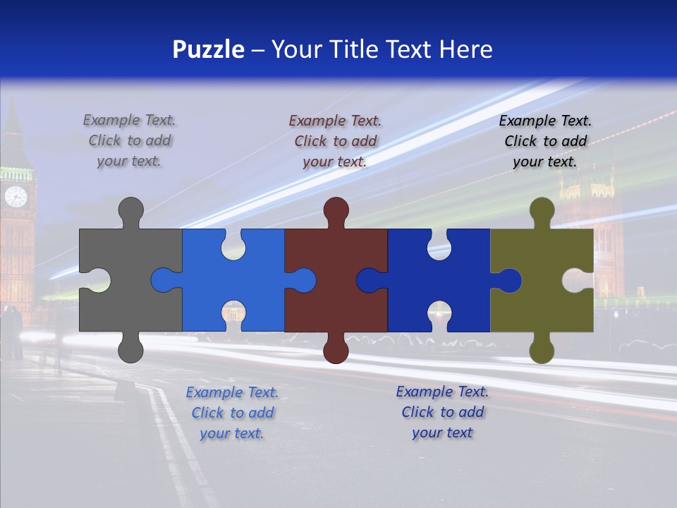 Car City Trail PowerPoint Template