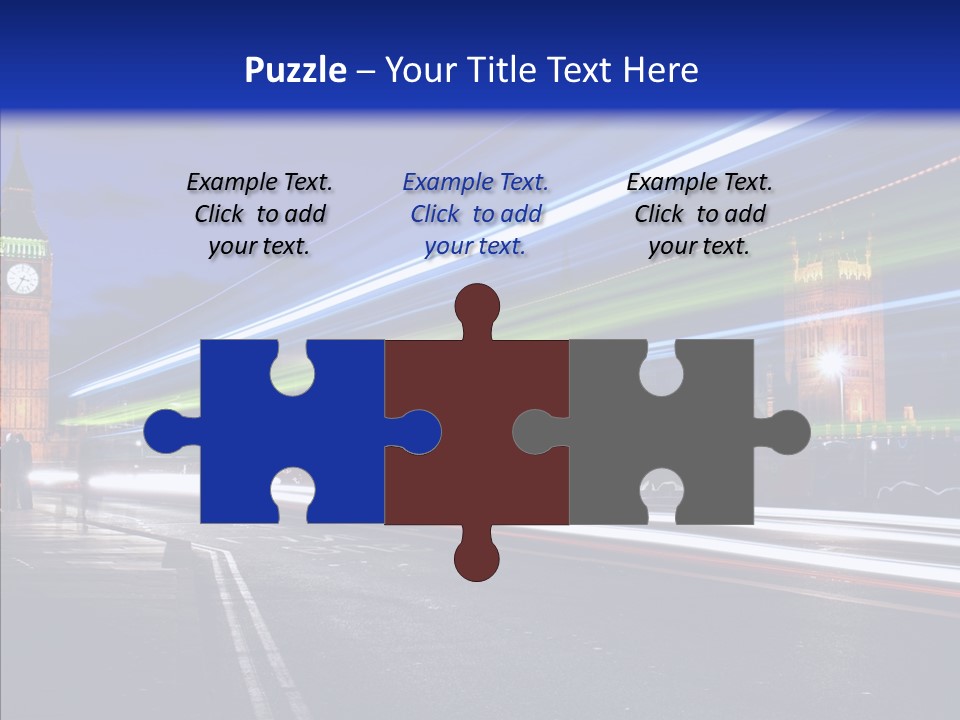 Car City Trail PowerPoint Template