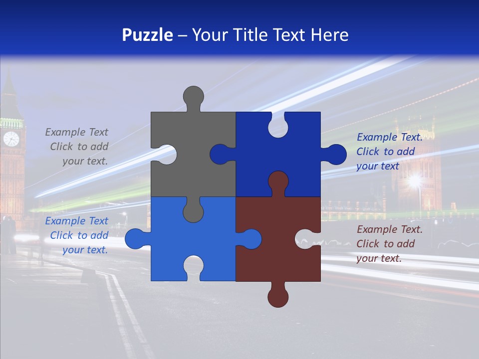 Car City Trail PowerPoint Template