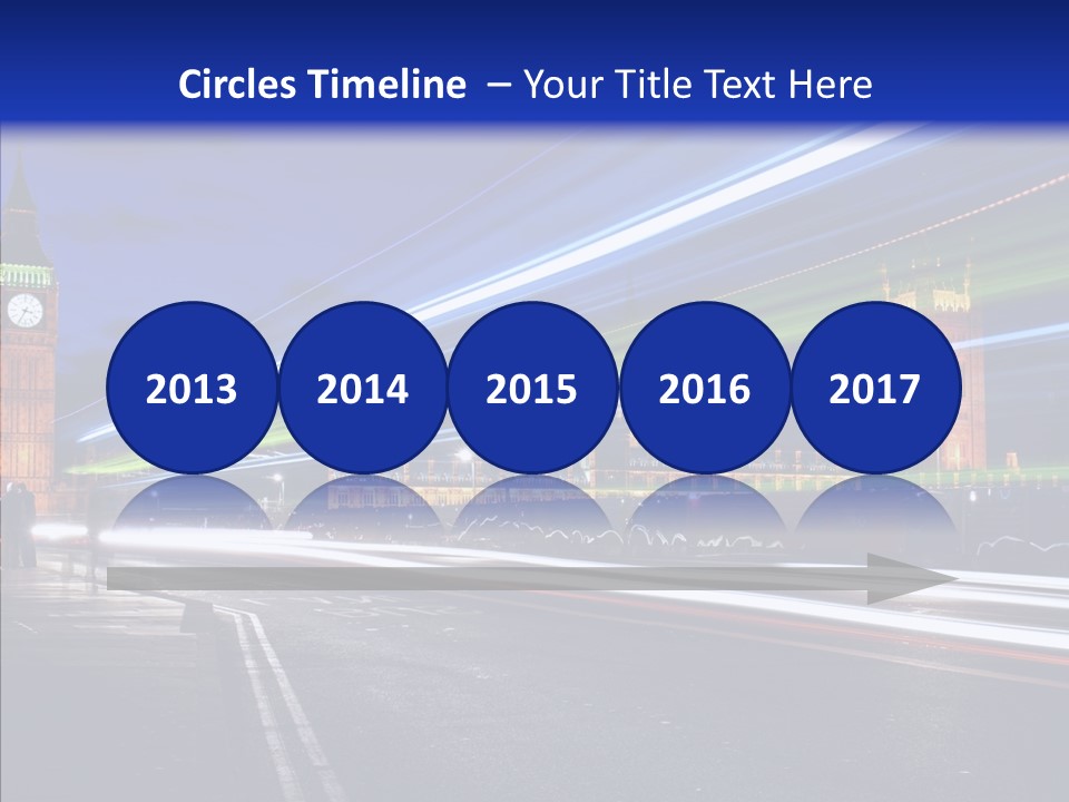 Car City Trail PowerPoint Template