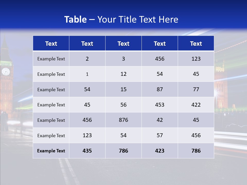 Car City Trail PowerPoint Template