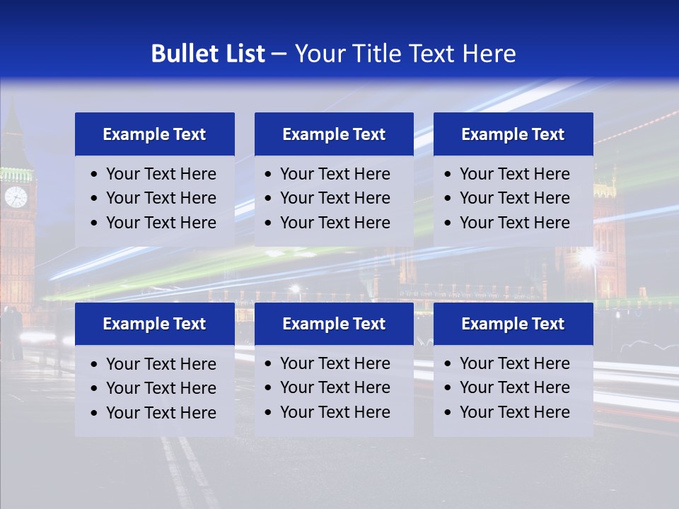 Car City Trail PowerPoint Template