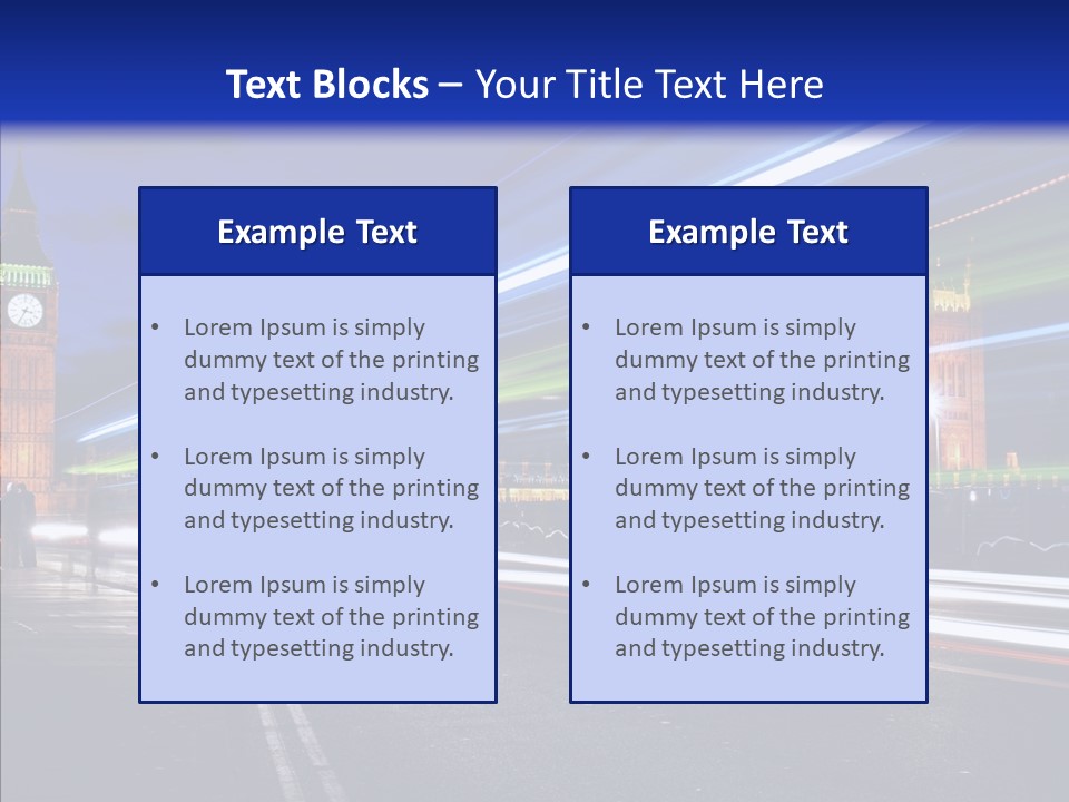 Car City Trail PowerPoint Template