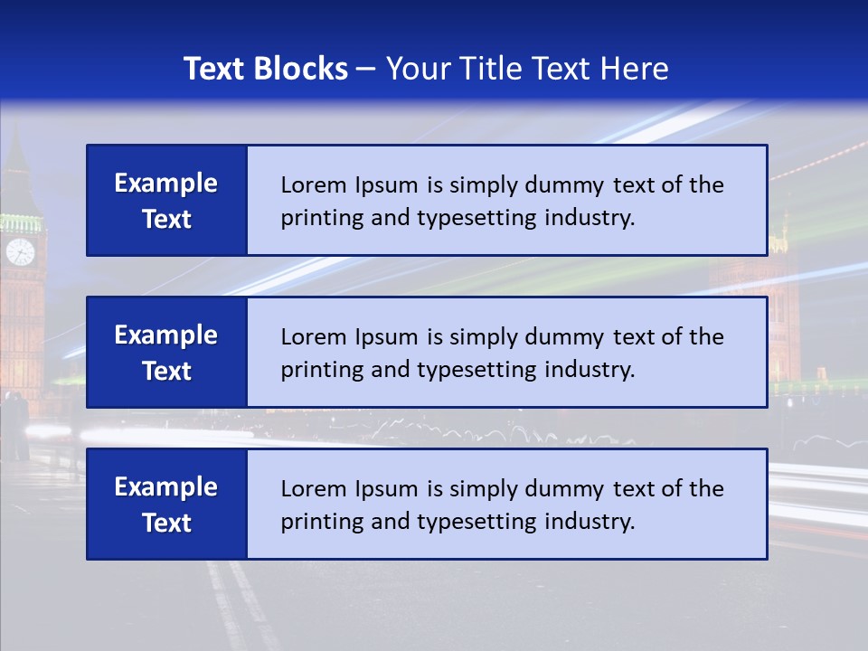 Car City Trail PowerPoint Template