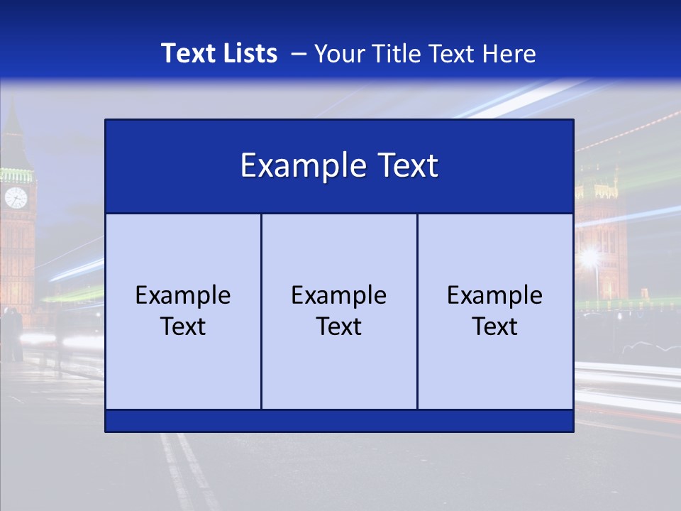Car City Trail PowerPoint Template
