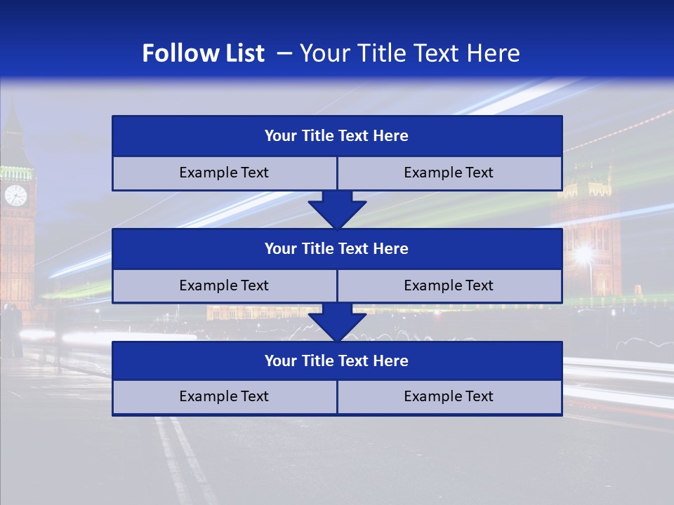 Car City Trail PowerPoint Template