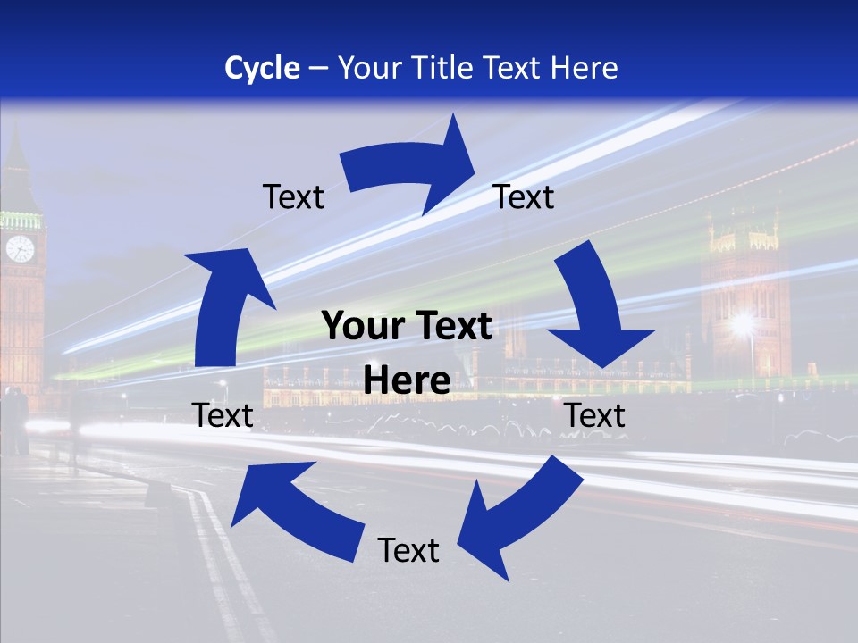 Car City Trail PowerPoint Template