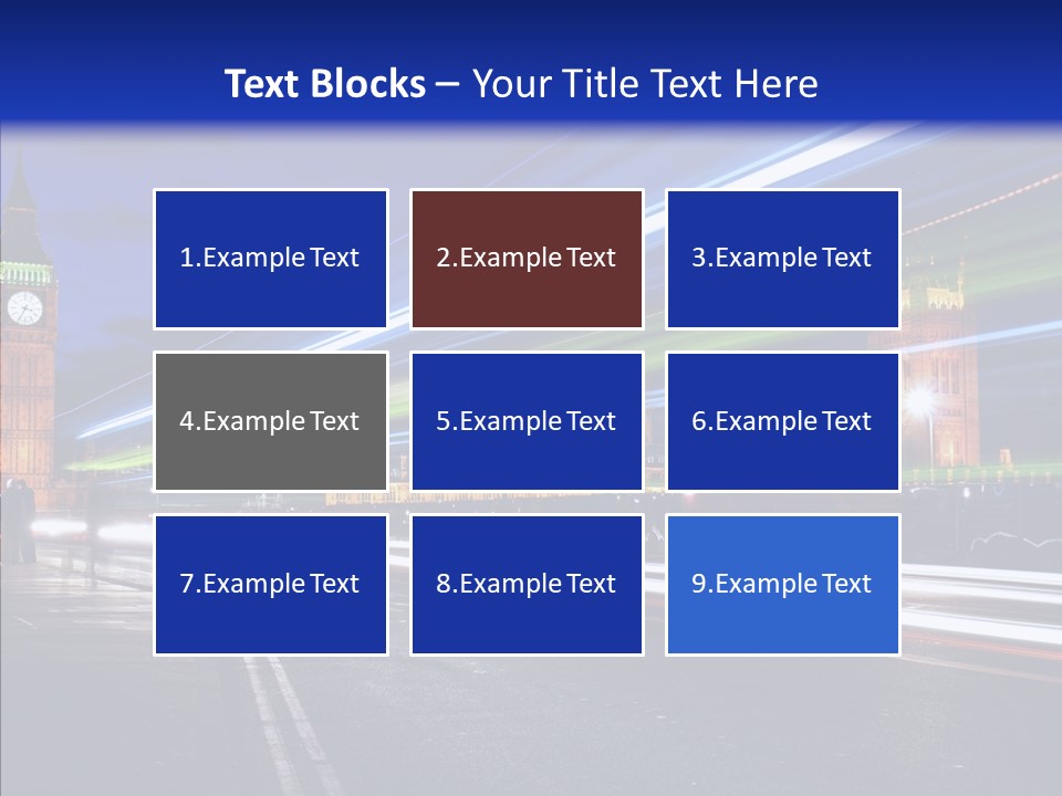 Car City Trail PowerPoint Template