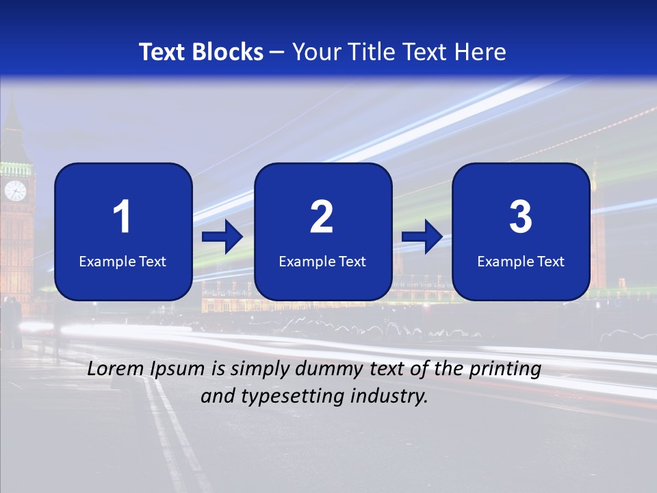 Car City Trail PowerPoint Template