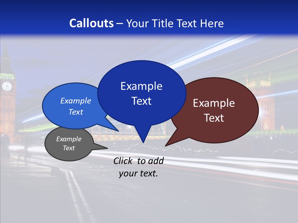 Car City Trail PowerPoint Template