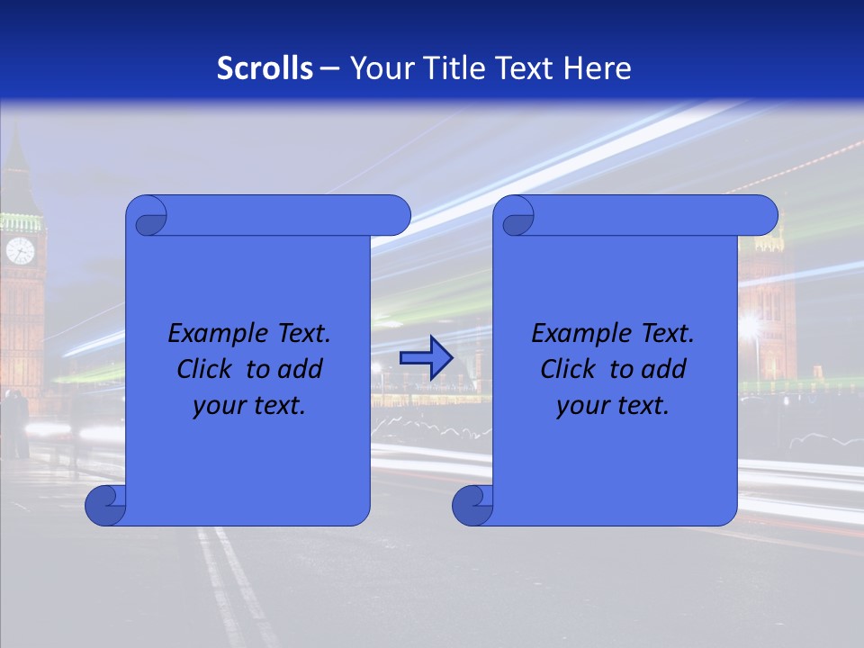 Car City Trail PowerPoint Template