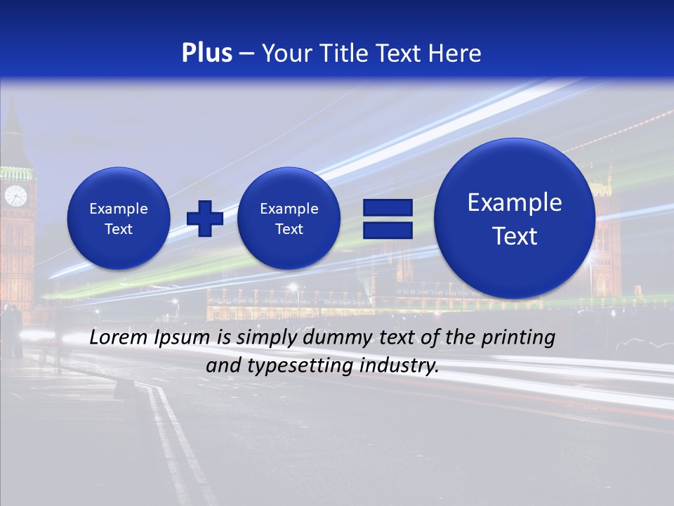 Car City Trail PowerPoint Template
