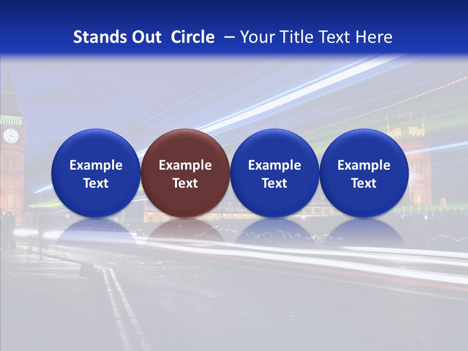 Car City Trail PowerPoint Template