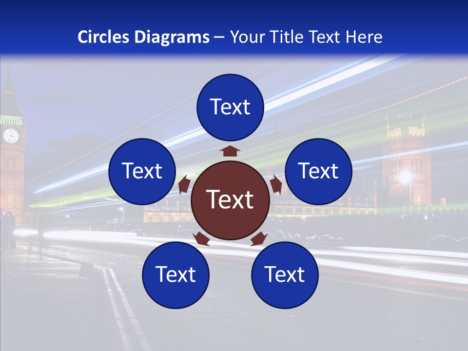 Car City Trail PowerPoint Template